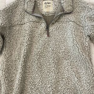 Dylan fluffy zip up jacket.